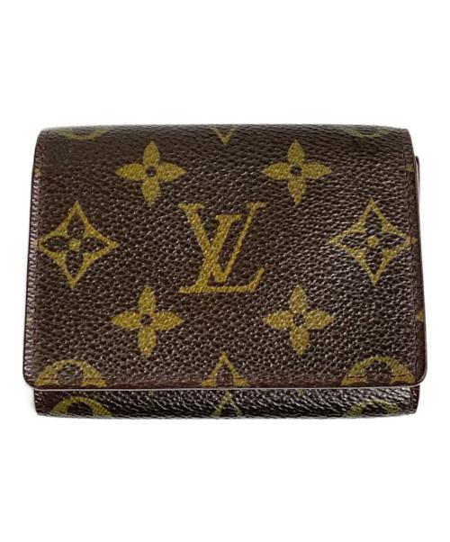 LOUIS VUITTON（ルイ ヴィトン）LOUIS VUITTON (ルイ ヴィトン) アンヴェロップ・カルト・ドゥ・ヴィジット ブラウン サイズ:-の古着・服飾アイテム