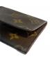 中古・古着 LOUIS VUITTON (ルイ ヴィトン) アンヴェロップ・カルト・ドゥ・ヴィジット ブラウン サイズ:-：30000円