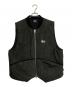 stussy（ステューシー）の古着「WASHED CANVAS PRIMALOFT VEST」｜グレー