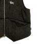 中古・古着 stussy (ステューシー) WASHED CANVAS PRIMALOFT VEST グレー サイズ:XL：20000円