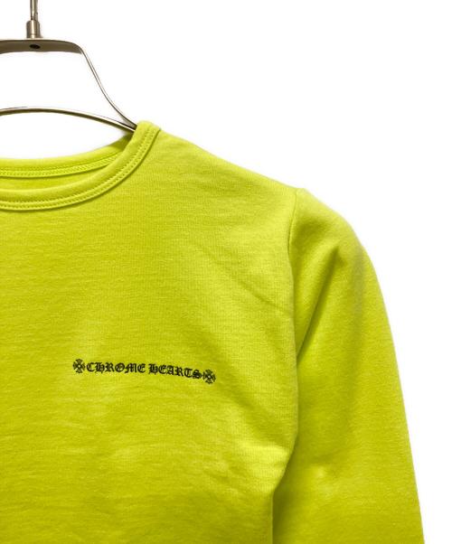 CHROME HEARTS（クロムハーツ）CHROME HEARTS (クロムハーツ) MATTY BOY PRO BIKE L/S TEE 黄緑 サイズ:XSの古着・服飾アイテム