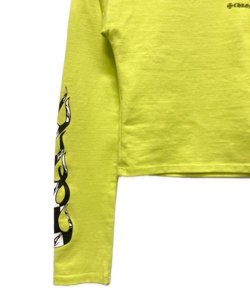 CHROME HEARTS（クロムハーツ）CHROME HEARTS (クロムハーツ) MATTY BOY PRO BIKE L/S TEE 黄緑 サイズ:XSの古着・服飾アイテム
