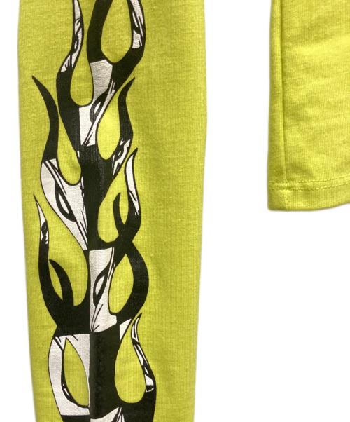 CHROME HEARTS（クロムハーツ）CHROME HEARTS (クロムハーツ) MATTY BOY PRO BIKE L/S TEE 黄緑 サイズ:XSの古着・服飾アイテム
