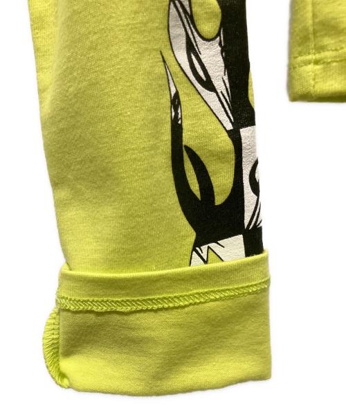 CHROME HEARTS（クロムハーツ）CHROME HEARTS (クロムハーツ) MATTY BOY PRO BIKE L/S TEE 黄緑 サイズ:XSの古着・服飾アイテム