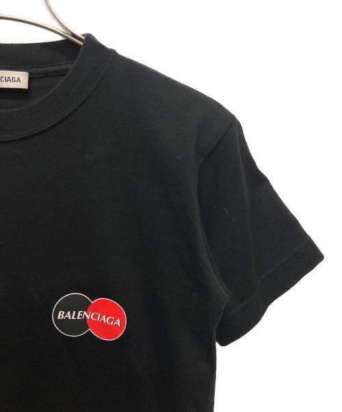BALENCIAGA（バレンシアガ）BALENCIAGA (バレンシアガ) Mastercard Collaboration Short Sleeve T-Shirt/マスターカードコラボ半袖Tシャツ ブラック サイズ:XSの古着・服飾アイテム