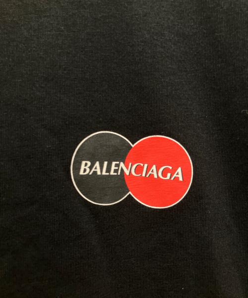 BALENCIAGA（バレンシアガ）BALENCIAGA (バレンシアガ) Mastercard Collaboration Short Sleeve T-Shirt/マスターカードコラボ半袖Tシャツ ブラック サイズ:XSの古着・服飾アイテム