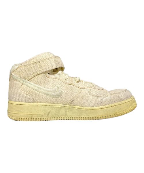 NIKE（ナイキ）NIKE (ナイキ) stussy (ステューシー) AIR FORCE 1 07 MID SP アイボリー サイズ:27cm(US9)の古着・服飾アイテム