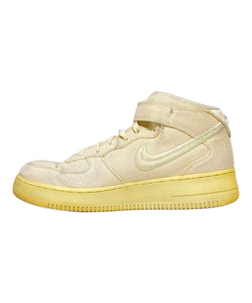 NIKE（ナイキ）NIKE (ナイキ) stussy (ステューシー) AIR FORCE 1 07 MID SP アイボリー サイズ:27cm(US9)の古着・服飾アイテム