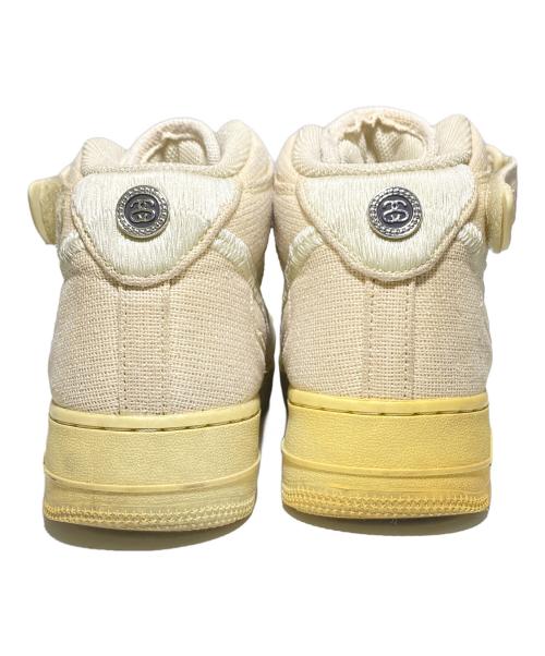 NIKE（ナイキ）NIKE (ナイキ) stussy (ステューシー) AIR FORCE 1 07 MID SP アイボリー サイズ:27cm(US9)の古着・服飾アイテム