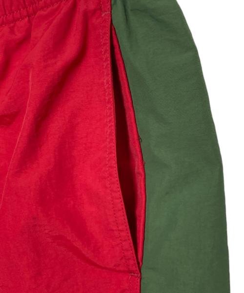 SUPREME（シュプリーム）SUPREME (シュプリーム) Side Logo Track Pant レッド×グリーン サイズ:Sの古着・服飾アイテム