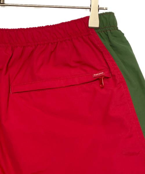 SUPREME（シュプリーム）SUPREME (シュプリーム) Side Logo Track Pant レッド×グリーン サイズ:Sの古着・服飾アイテム