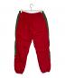 SUPREME (シュプリーム) Side Logo Track Pant レッド×グリーン サイズ:S：20000円