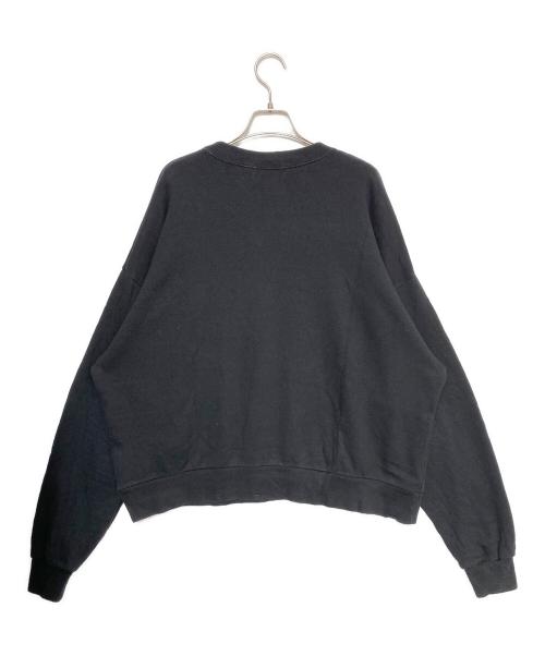 Hysteric Glamour（ヒステリックグラマー）Hysteric Glamour (ヒステリックグラマー) HYSTERIC WOMAN アップリケ オーバーサイズ スウェット ブラック サイズ:FREEの古着・服飾アイテム