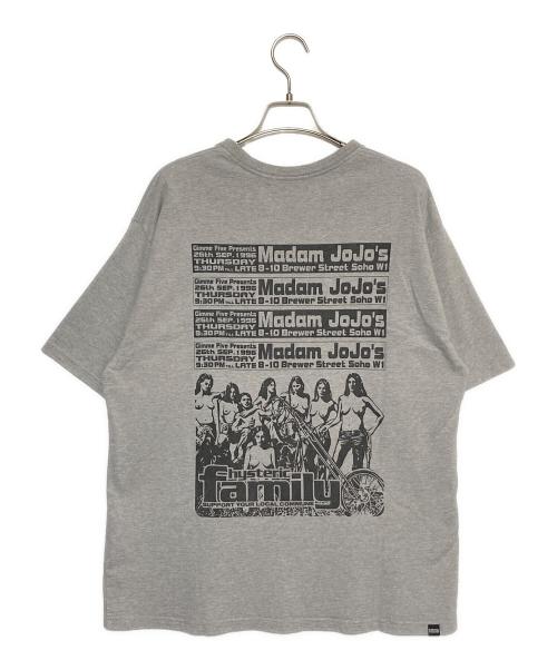 Hysteric Glamour（ヒステリックグラマー）Hysteric Glamour (ヒステリックグラマー) HYSTERIC FAMILY TEE グレー サイズ:XLの古着・服飾アイテム