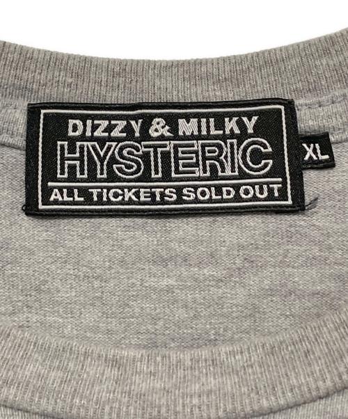 Hysteric Glamour（ヒステリックグラマー）Hysteric Glamour (ヒステリックグラマー) HYSTERIC FAMILY TEE グレー サイズ:XLの古着・服飾アイテム