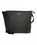 GUCCIグッチ）の古着「GGナイロンショルダーバッグ」｜ブラック