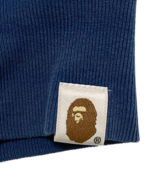 A BATHING APE（ア ベイシング エイプ）A BATHING APE (ア ベイシング エイプ) CHECK CAMO FULL ZIP ブルー サイズ:Sの古着・服飾アイテム