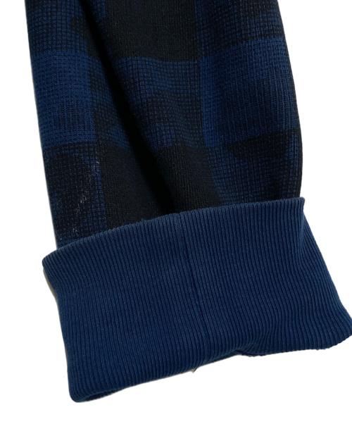 A BATHING APE（ア ベイシング エイプ）A BATHING APE (ア ベイシング エイプ) CHECK CAMO FULL ZIP ブルー サイズ:Sの古着・服飾アイテム