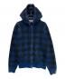 A BATHING APE（ア ベイシング エイプ）の古着「CHECK CAMO FULL ZIP」｜ブルー