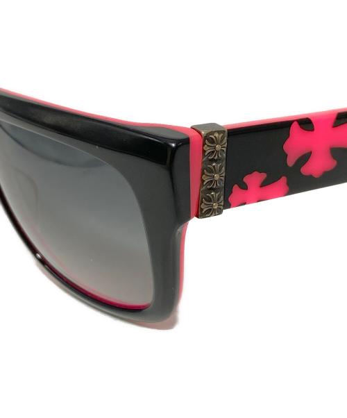 CHROME HEARTS（クロムハーツ）CHROME HEARTS (クロムハーツ) Black Punk Rock Pink ブラック×ピンク サイズ:57□16-140の古着・服飾アイテム