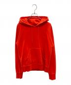 AMI Alexandre Mattiussiアミアレクサンドルマテュッシ）の古着「ハートロゴプルオーバーフーディ」｜レッド