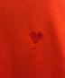 中古・古着 AMI Alexandre Mattiussi (アミアレクサンドルマテュッシ) ハートロゴプルオーバーフーディ レッド サイズ:S：22000円
