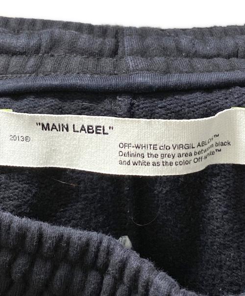 OFFWHITE（オフホワイト）OFFWHITE (オフホワイト) ハーフスウェットパンツ ブラック サイズ:XSの古着・服飾アイテム