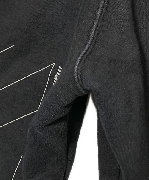 OFFWHITE（オフホワイト）OFFWHITE (オフホワイト) ハーフスウェットパンツ ブラック サイズ:XSの古着・服飾アイテム