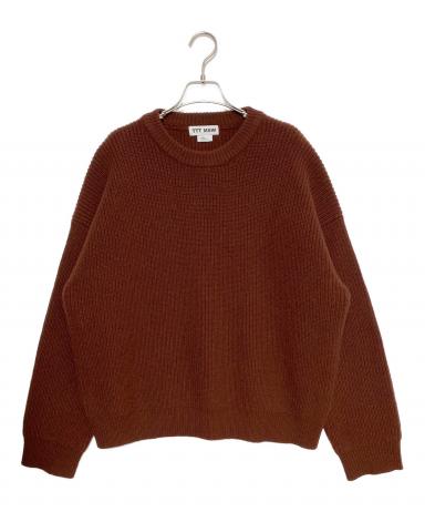 中古・古着通販】TTT MSW (ティー) Wool Pullover Knit ブラウン