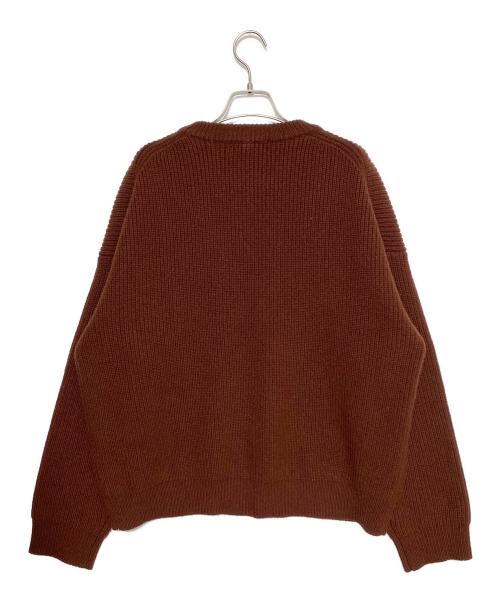TTT MSW（ティー）TTT MSW (ティー) Wool Pullover Knit ブラウン サイズ:Mの古着・服飾アイテム