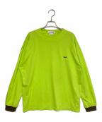 TTT MSWティー）の古着「Mesh Long Tee」｜黄緑