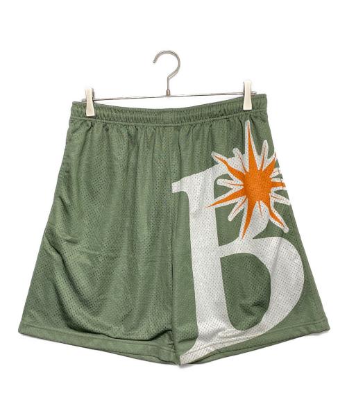 BoTT（ボット）BoTT (ボット) B Logo Mesh Short オリーブ サイズ:Lの古着・服飾アイテム