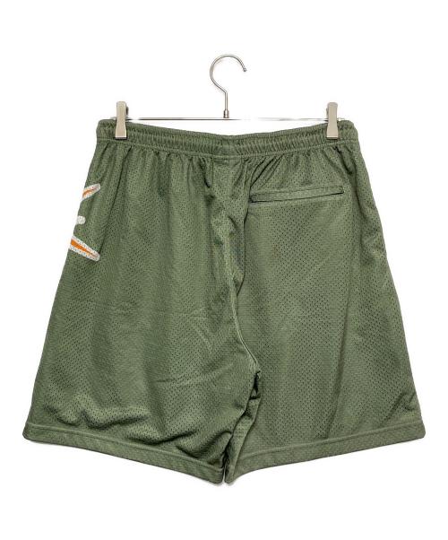 BoTT（ボット）BoTT (ボット) B Logo Mesh Short オリーブ サイズ:Lの古着・服飾アイテム