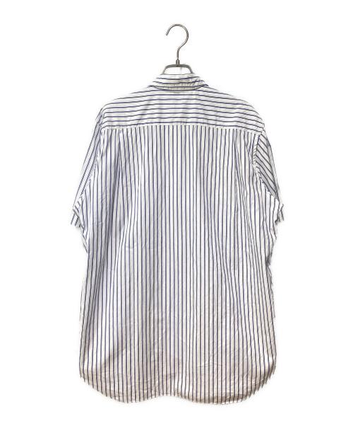 CDG（シーディージー）CDG (シーディージー) ロゴ半袖シャツ ホワイト サイズ:Lの古着・服飾アイテム