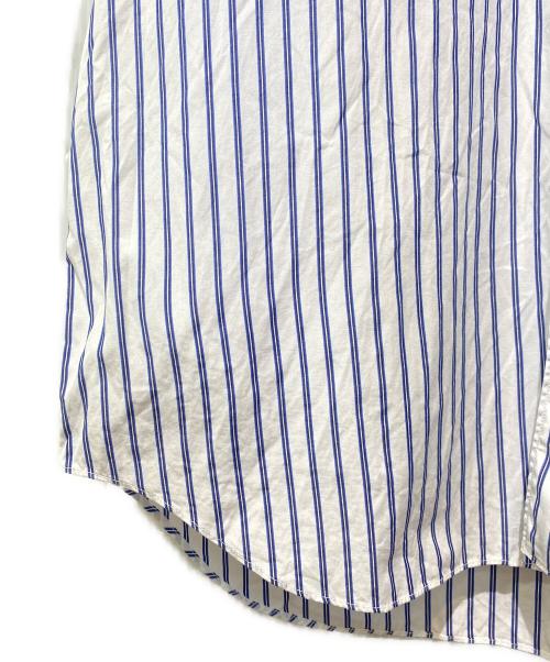 CDG（シーディージー）CDG (シーディージー) ロゴ半袖シャツ ホワイト サイズ:Lの古着・服飾アイテム
