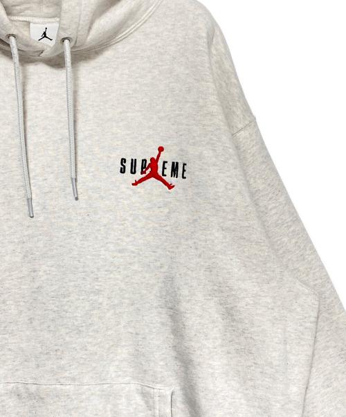 SUPREME（シュプリーム）SUPREME (シュプリーム) JORDAN (ジョーダン) Hooded Sweatshirt グレー サイズ:Mの古着・服飾アイテム