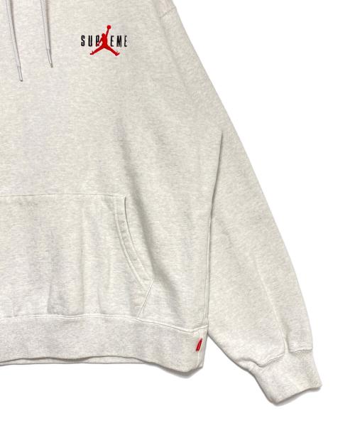 SUPREME（シュプリーム）SUPREME (シュプリーム) JORDAN (ジョーダン) Hooded Sweatshirt グレー サイズ:Mの古着・服飾アイテム