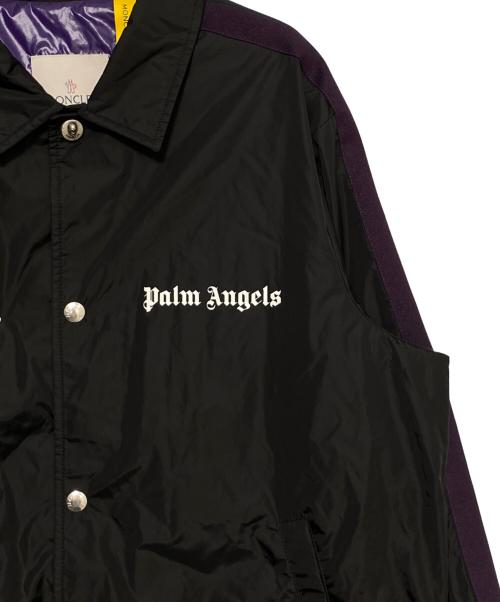 Palm Angels（パーム エンジェルス）Palm Angels (パーム エンジェルス) MONCLER (モンクレール) コーチジャケット ブラック サイズ:2の古着・服飾アイテム