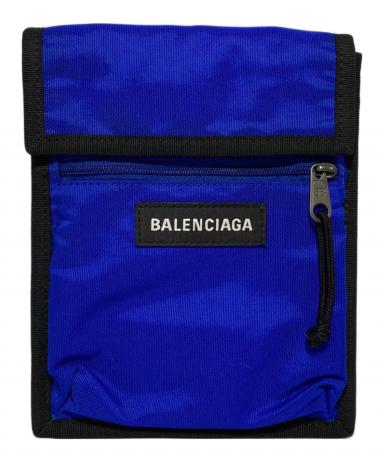 バレンシアガポーチ-青 中古・古着通販】BALENCIAGA (バレンシアガ) ショルダーポーチ ブルー
