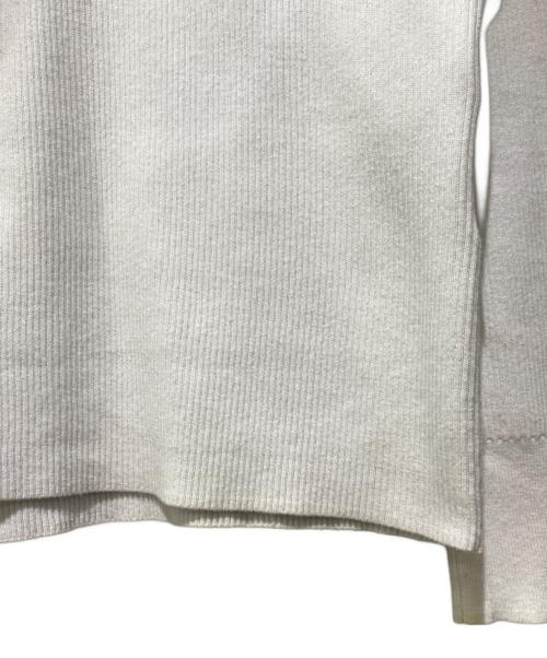 PRADA（プラダ）PRADA (プラダ) TURTLE-NECK RIBBED COTTON SWEAT ホワイト サイズ:Sの古着・服飾アイテム