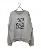 LOEWEロエベ）の古着「アナグラム刺繍スウェット」｜ライトグレー