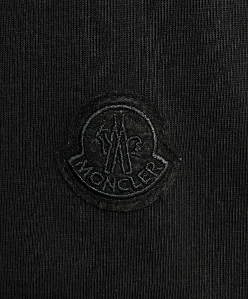 MONCLER（モンクレール）MONCLER (モンクレール) ロゴプリント Tシャツ ブラック サイズ:XLの古着・服飾アイテム