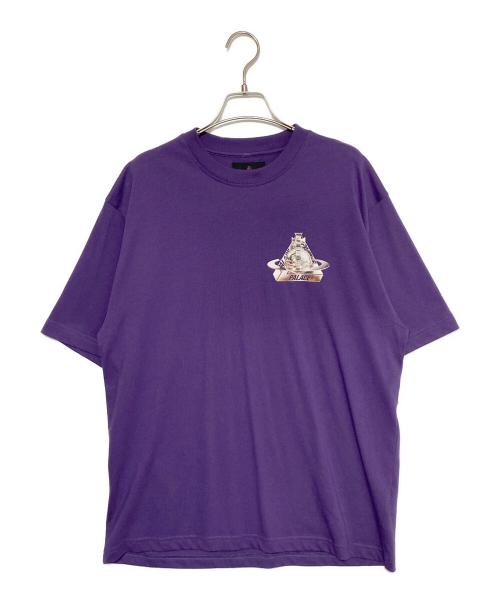 PALACE（パレス）PALACE (パレス) Vivienne Westwood (ヴィヴィアンウエストウッド) オーブTシャツ パープル サイズ:Mの古着・服飾アイテム
