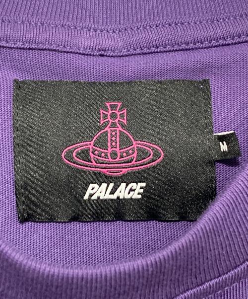 PALACE（パレス）PALACE (パレス) Vivienne Westwood (ヴィヴィアンウエストウッド) オーブTシャツ パープル サイズ:Mの古着・服飾アイテム