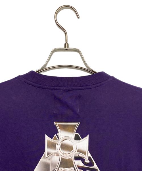 PALACE（パレス）PALACE (パレス) Vivienne Westwood (ヴィヴィアンウエストウッド) オーブTシャツ パープル サイズ:Mの古着・服飾アイテム