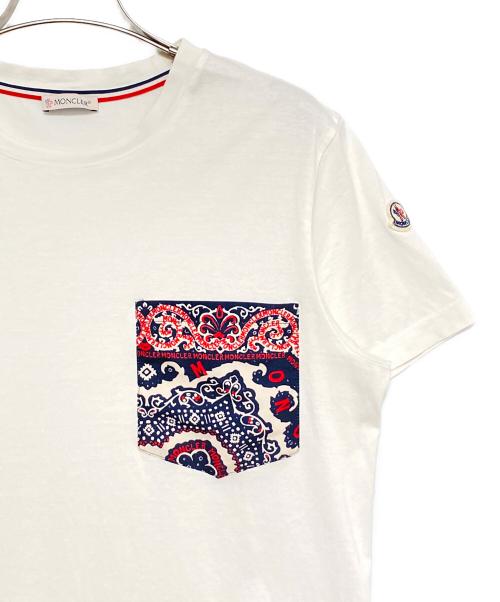 MONCLER（モンクレール）MONCLER (モンクレール) MAGLIA T-SHIRT ホワイト サイズ:Sの古着・服飾アイテム
