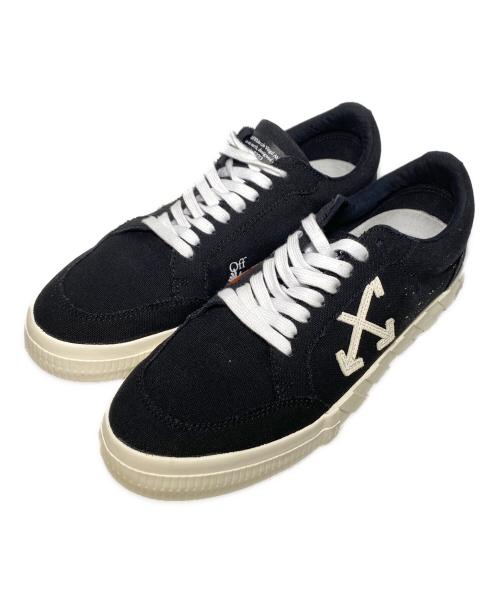 OFFWHITE（オフホワイト）OFFWHITE (オフホワイト) LOW VULCANIZED ECO CANVAS SNEAKERS ブラック サイズ:42の古着・服飾アイテム
