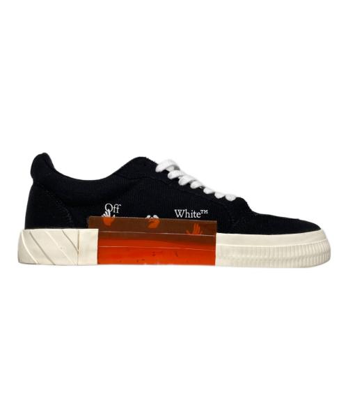 OFFWHITE（オフホワイト）OFFWHITE (オフホワイト) LOW VULCANIZED ECO CANVAS SNEAKERS ブラック サイズ:42の古着・服飾アイテム