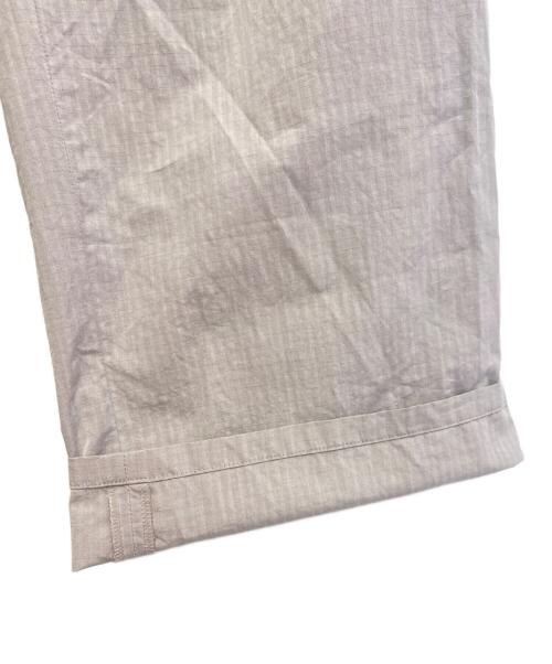 AURALEE（オーラリー）AURALEE (オーラリー) WASHED FINX RIPSTOP CHAMBRAY BELTED PANTS ライトグレー サイズ:1の古着・服飾アイテム