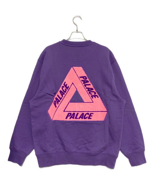 PALACE（パレス）PALACE (パレス) FLEECE TRI-FERG CREW パープル サイズ:Lの古着・服飾アイテム